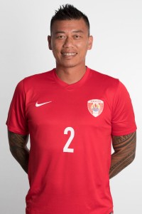 ASUNCION, PARAGUAY - NOVEMBER 17: Angelo Tchen poses during the Tahiti team presentation prior to the FIFA Beach Soccer World Cup Paraguay 2019 on November 17, 2019 in Asuncion, Paraguay. (Photo by Hector Vivas - FIFA/FIFA via Getty Images)