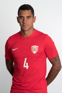 ASUNCION, PARAGUAY - NOVEMBER 17: Heimanu Taiarui poses during the Tahiti team presentation prior to the FIFA Beach Soccer World Cup Paraguay 2019 on November 17, 2019 in Asuncion, Paraguay. (Photo by Hector Vivas - FIFA/FIFA via Getty Images)