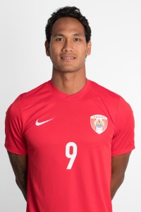 ASUNCION, PARAGUAY - NOVEMBER 17: Alvin Tehau poses during the Tahiti team presentation prior to the FIFA Beach Soccer World Cup Paraguay 2019 on November 17, 2019 in Asuncion, Paraguay. (Photo by Hector Vivas - FIFA/FIFA via Getty Images)