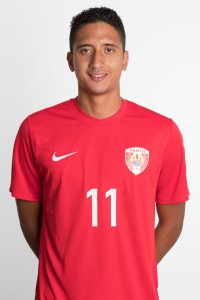 ASUNCION, PARAGUAY - NOVEMBER 17: Heirauarii Salem poses during the Tahiti team presentation prior to the FIFA Beach Soccer World Cup Paraguay 2019 on November 17, 2019 in Asuncion, Paraguay. (Photo by Hector Vivas - FIFA/FIFA via Getty Images)