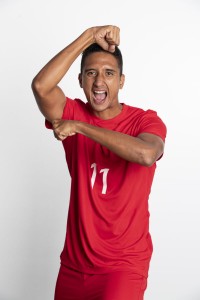 ASUNCION, PARAGUAY - NOVEMBER 17: Heirauarii Salem poses during the Tahiti team presentation prior to the FIFA Beach Soccer World Cup Paraguay 2019 on November 17, 2019 in Asuncion, Paraguay. (Photo by Hector Vivas - FIFA/FIFA via Getty Images)