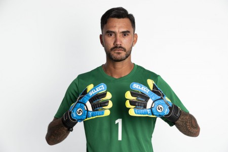 ASUNCION, PARAGUAY - NOVEMBER 17: Jonathan Torohia poses during the Tahiti team presentation prior to the FIFA Beach Soccer World Cup Paraguay 2019 on November 17, 2019 in Asuncion, Paraguay. (Photo by Hector Vivas - FIFA/FIFA via Getty Images)